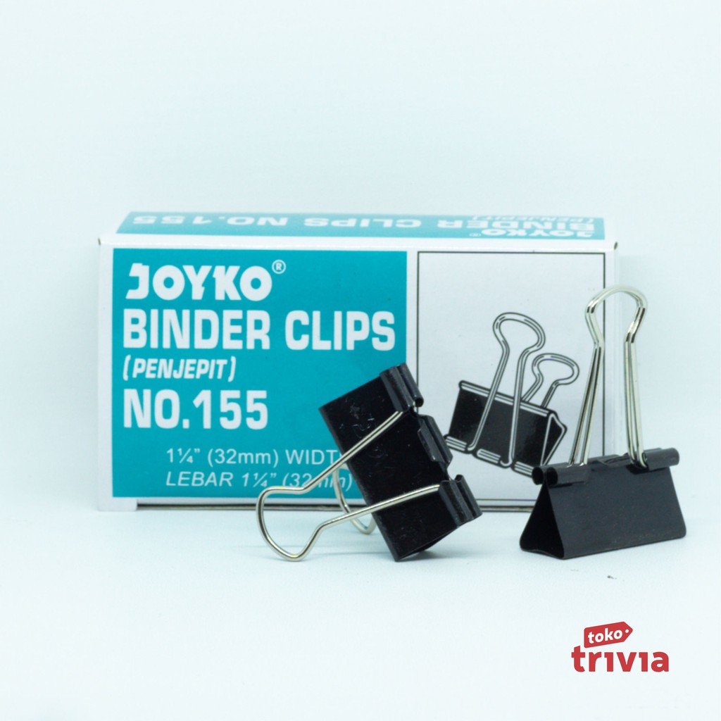Jual BINDER CLIP NO.155 JOYKO Shopee Indonesia
