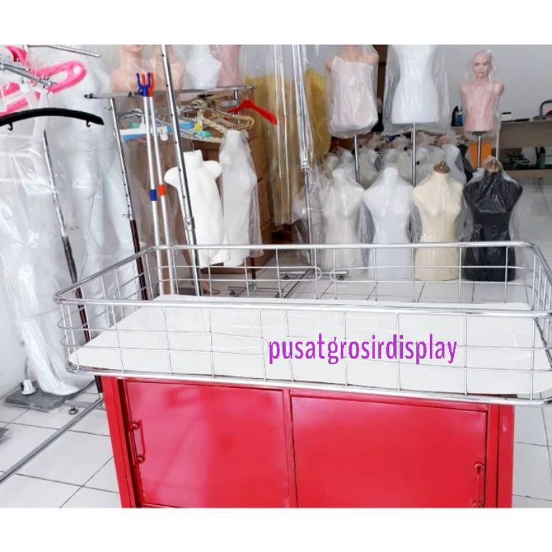 Jual Box Obral / Wagon Keranjang Obral Lemari Bawah | Shopee Indonesia