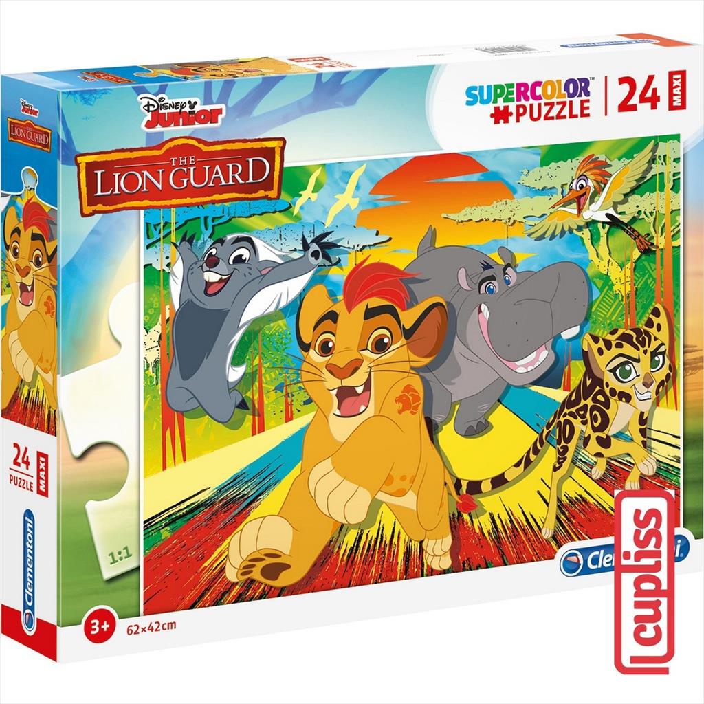 Jual Clementoni 24056 Disney Lion Guard Supercolor Puzzle 24 pcs Maxi ...