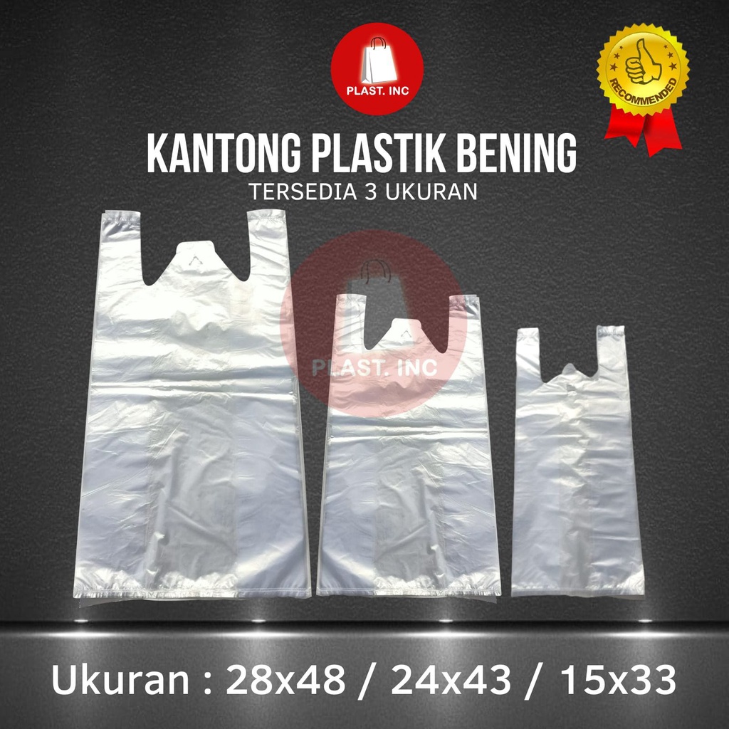 Jual Kantong Plastik Bening Ukuran 15 24 28 Cm Shopee Indonesia 5735