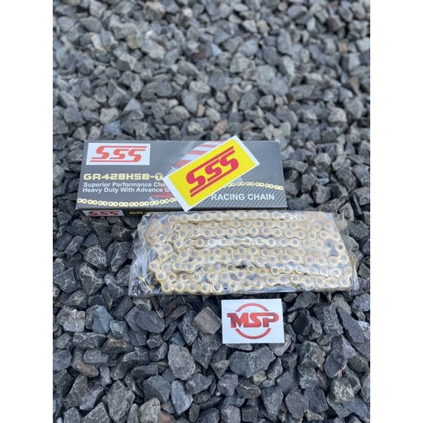 Jual RANTAI TRIPLE S - SSS 130L TYPE 428 HSBT GOLD | Shopee Indonesia