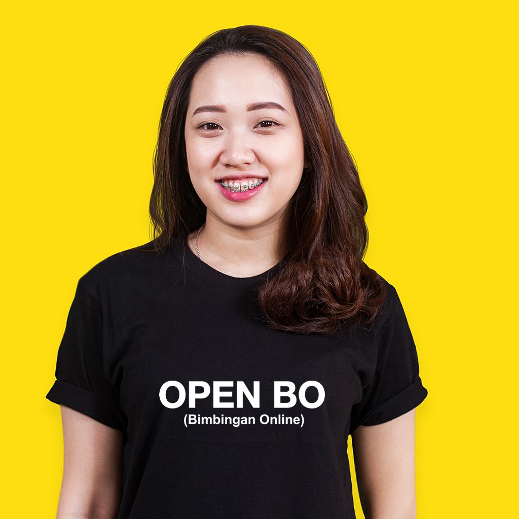 Jual Kaos Open Bo Cotton Carded Lengan Pendek M L Xl Xxl Shopee Indonesia