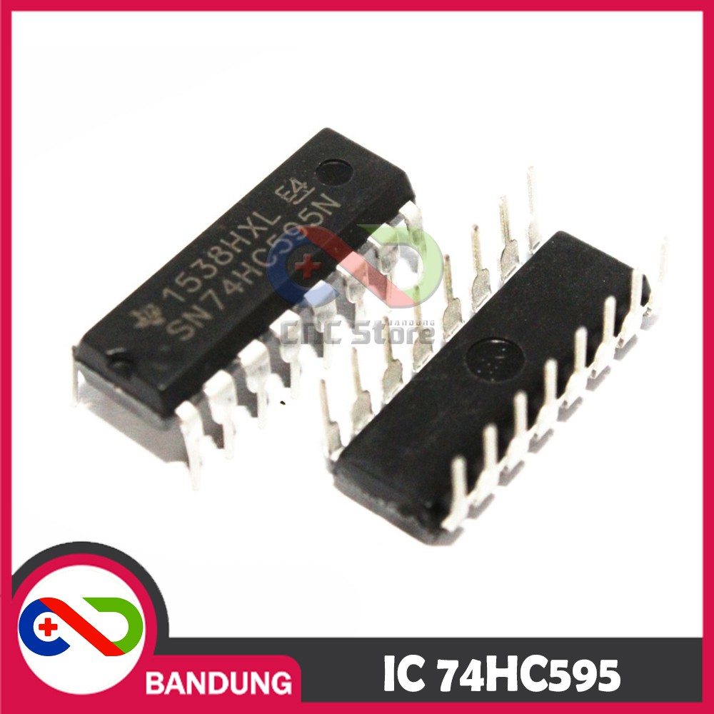 Jual 74HC595 74HC595N DIP-16 8 BIT SHIFT REGISTER IC | Shopee Indonesia