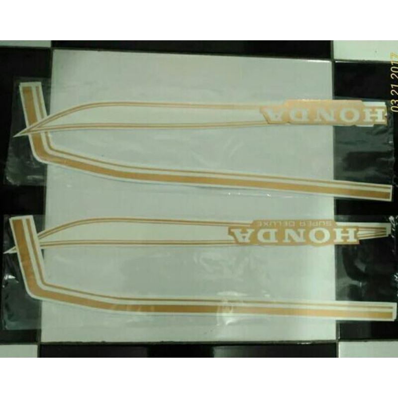 Jual Stiker Striping Lis Body Gl 100 Gold Bahan Transparan Shopee