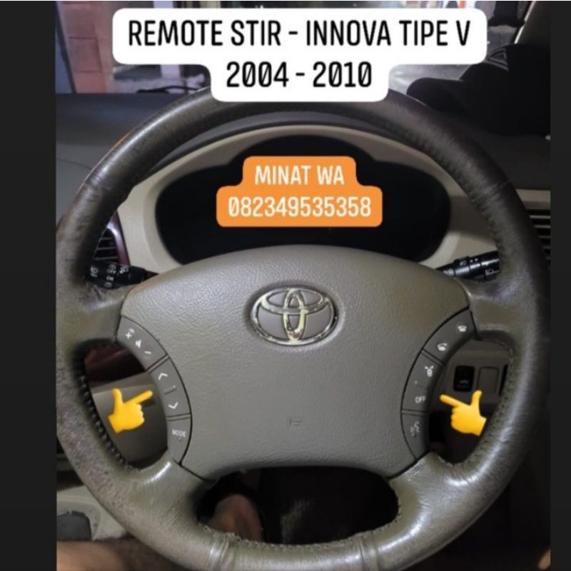 Jual Tombol Audio Remote Stir Toyota Innova Lama tipe V Old 2004-2011 ...