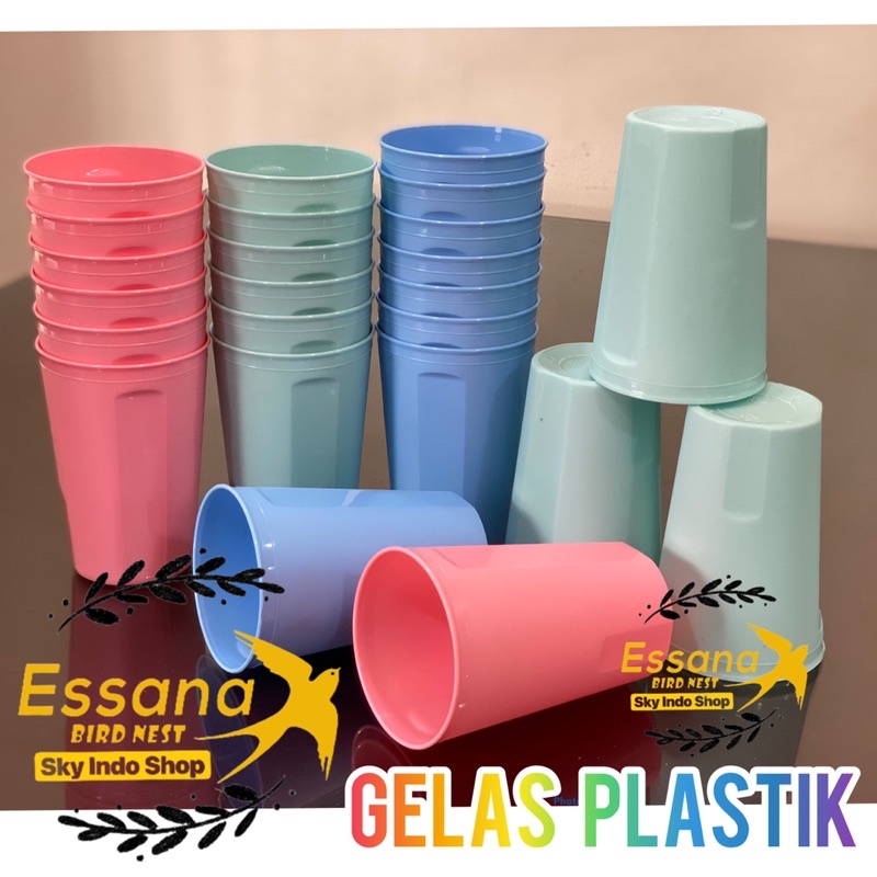 Jual Gelas Minum Plastik Ukuran Ml Pcs Shopee Indonesia