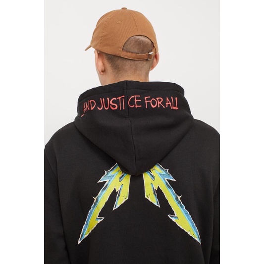 H and m metallica hoodie hotsell