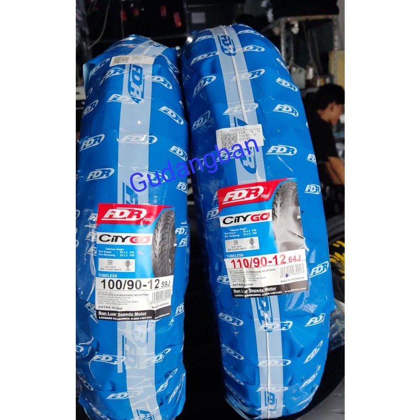 Jual Paket Ban Fdr City Go Dan Tubeless Ban