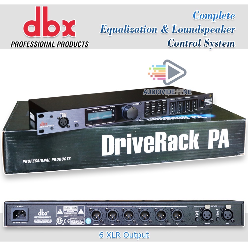 Jual Speaker Management DBX DriveRack PA Deprak Crossover Digital 6 ...