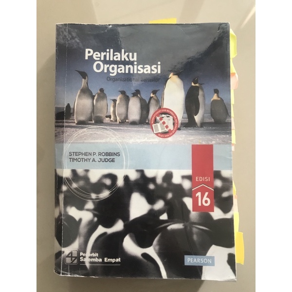 Jual Buku Perilaku Organisasi Stephen P. Robbins Edisi 16 (Preloved ...