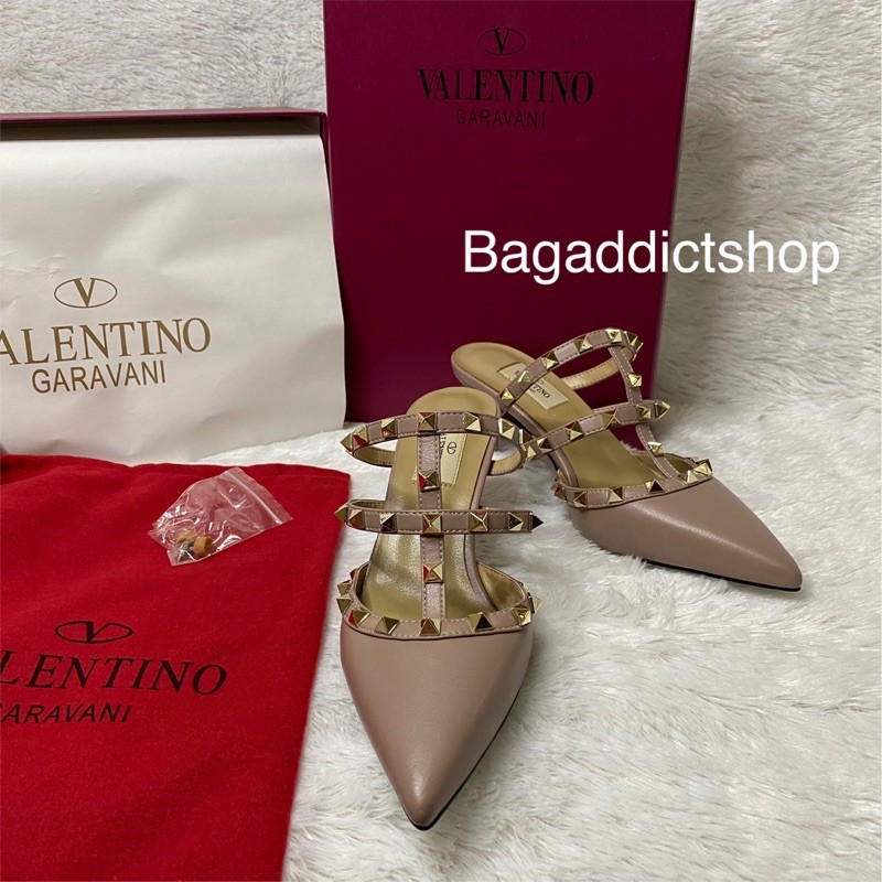 Valentino hot sale mules heels