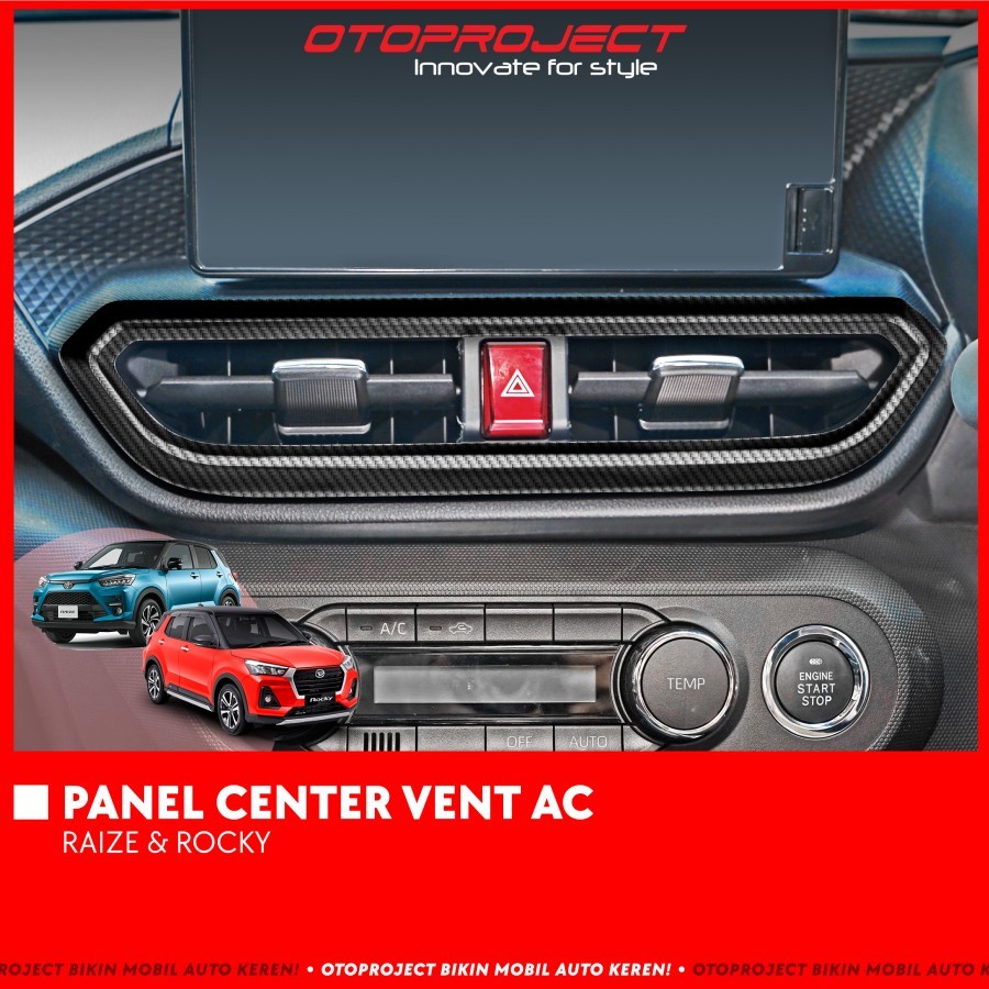 Jual Panel Center Vent AC Raize/Rocky Otoproject | Shopee Indonesia