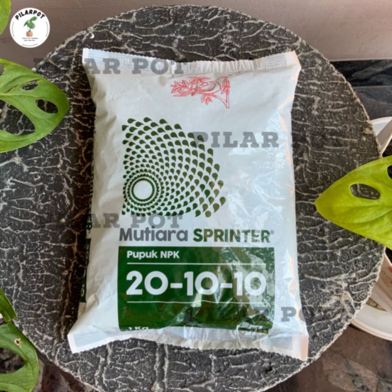 Jual PUPUK MEROKE NPK MUTIARA SPRINTER 20-10-10 KEMASAN PABRIK 1 KG ...