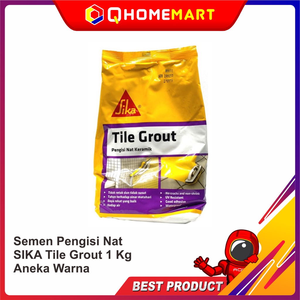 Jual Semen Pengisi Nat SIKA Tile Grout 1 Kg Aneka Warna Shopee Indonesia