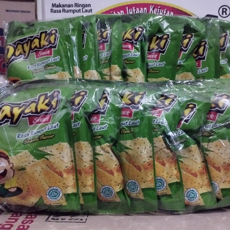 Jual Dayaki snack rasa rumput laut | Shopee Indonesia