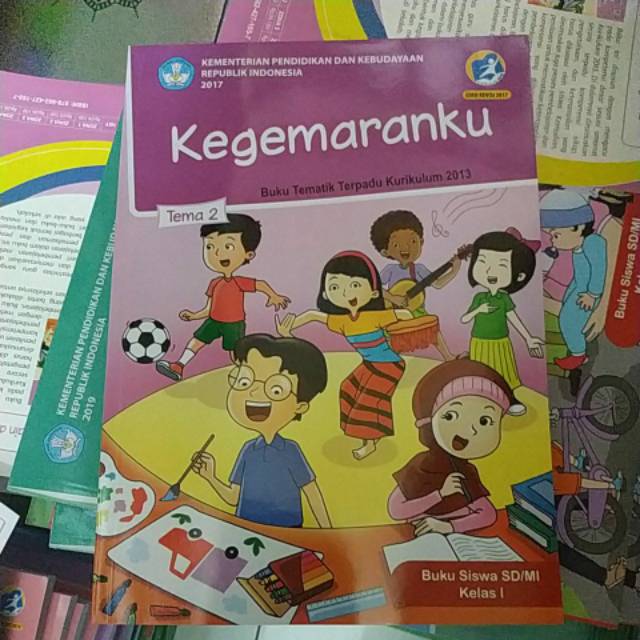 Jual Buku paket tematik kelas 1 SD tema 1,2,3,4 - K13 Diknas Edisi ...