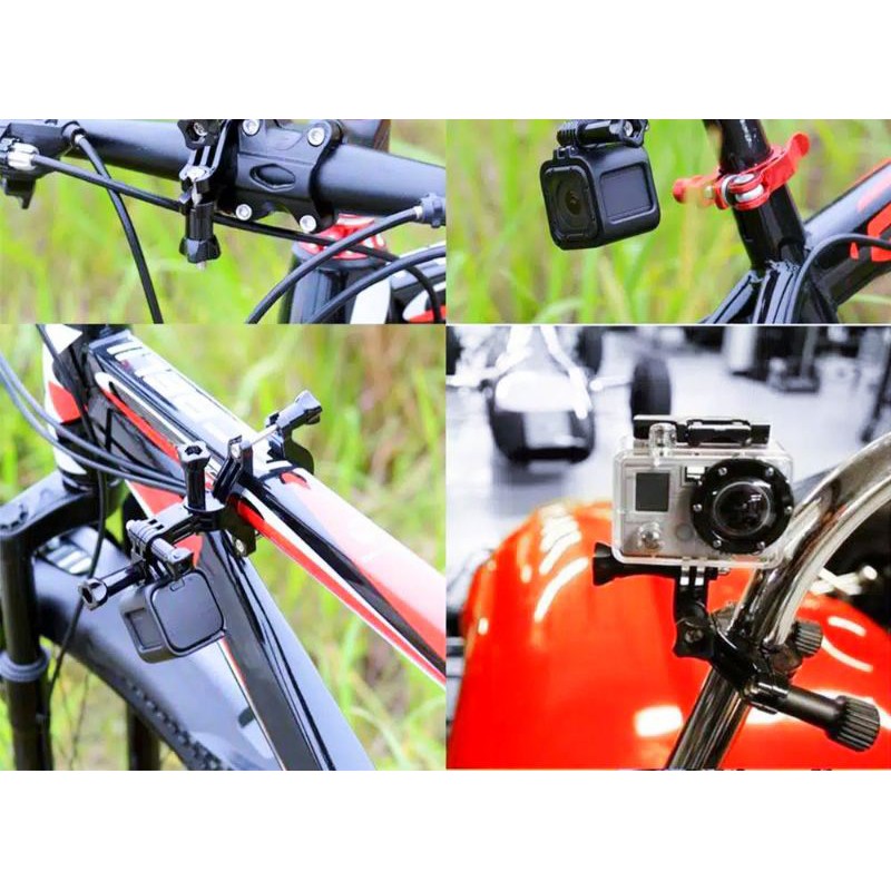 Jual Bracket Kamera Sepeda dan Motor Untuk Gopro Hero 3 Hero 2 H Hero ...