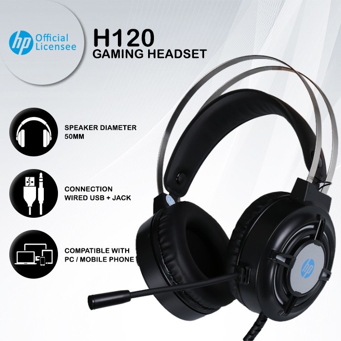 Jual HP H120 HEADSET GAMING (ORIGINAL) Shopee Indonesia