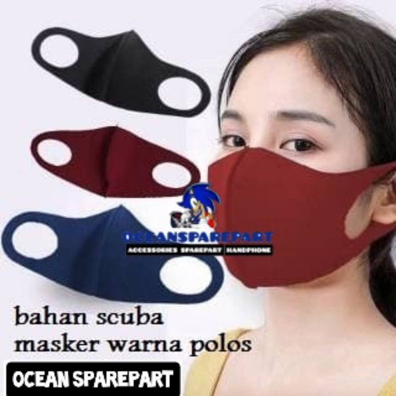 Jual BAHAN SCUBA MASKER WARNA POLOS 1pcs | Shopee Indonesia