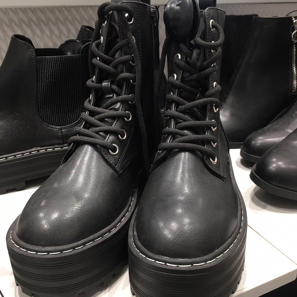 Sepatu boots 2025 wanita h&m