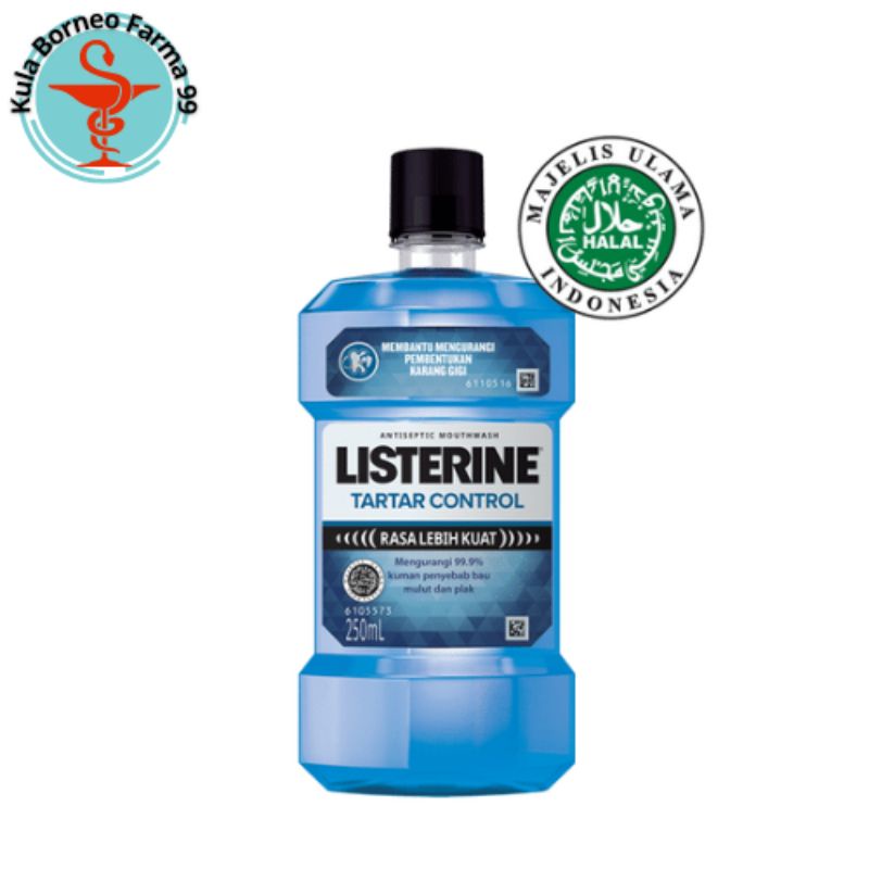 Jual Listerine Tar Tar Control Antiseptic Mouthwash/ Obat Kumur 250 ml