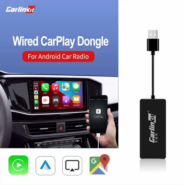 Jual Carlinkit Dongle Wired Apple Carplay & Android Auto untuk HU ...