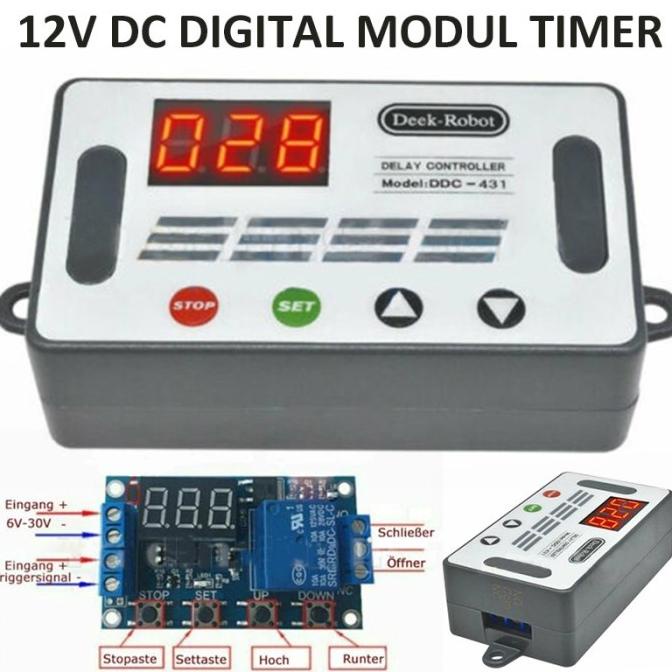 Jual `````````] Timer Time Digital Delay Switch Control OFF ON Relay ...