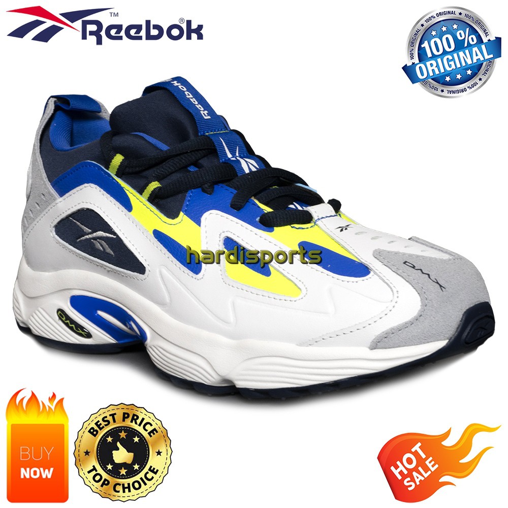 Sepatu Running Pria Reebok DMX Series 1200 CN7119 White ORIGINAL