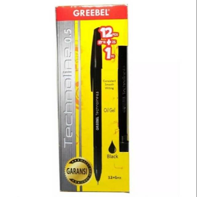 Jual Pulpen Greebel Technoline Mm Pc Free Pc Shopee Indonesia