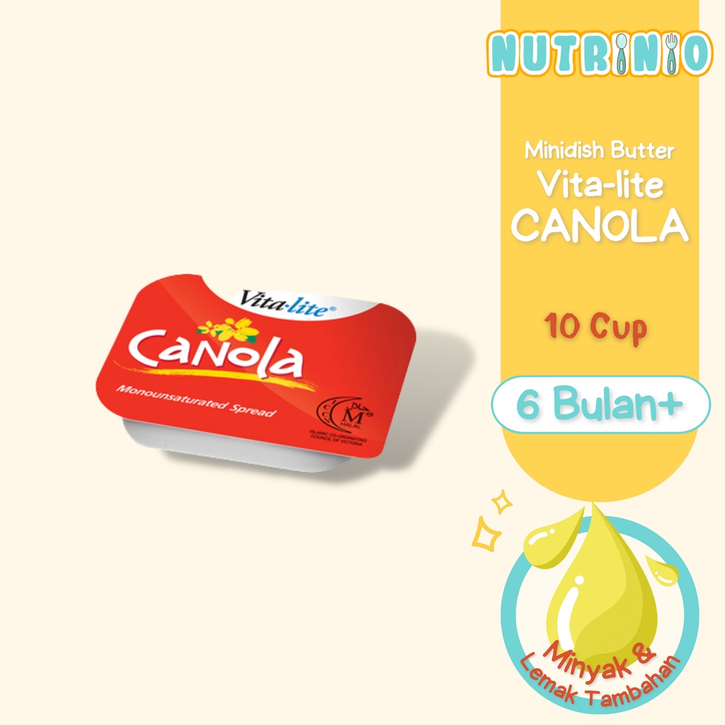 Jual Unsalted Butter Vitalite Canola Minidish (10 cup) Unsalted