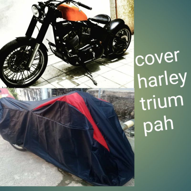 Jual Sarung cover motor harley triumpah semua jenis moge XXL xmax porza