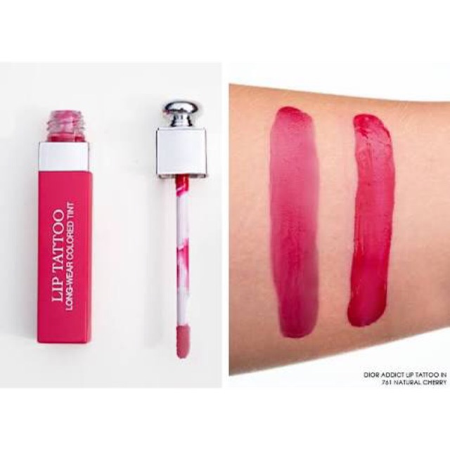 Jual Dior Lip Tattoo 761 Natural Cherry cmn prnh di swatch ga pernah dipakai. Dijual karna salah shade. Shopee Indonesia