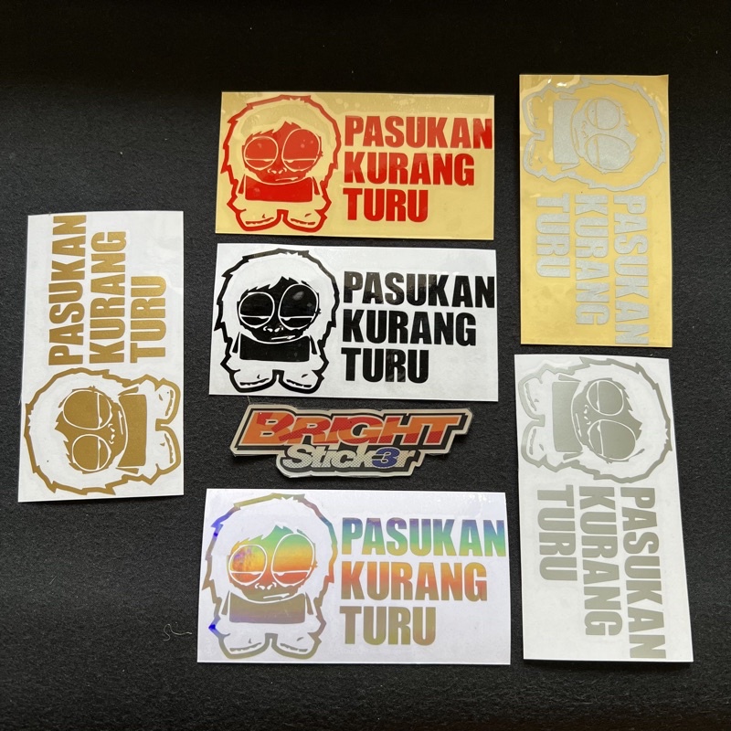 Jual STICKER STIKER PASUKAN KURANG TURU STIKER MOTOR MOBIL CUTTING ...