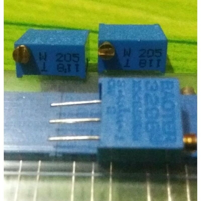 10x 3296W-205 2M Ohm Trimmer Potentiometers – 3296W Multiturn Trim Pots