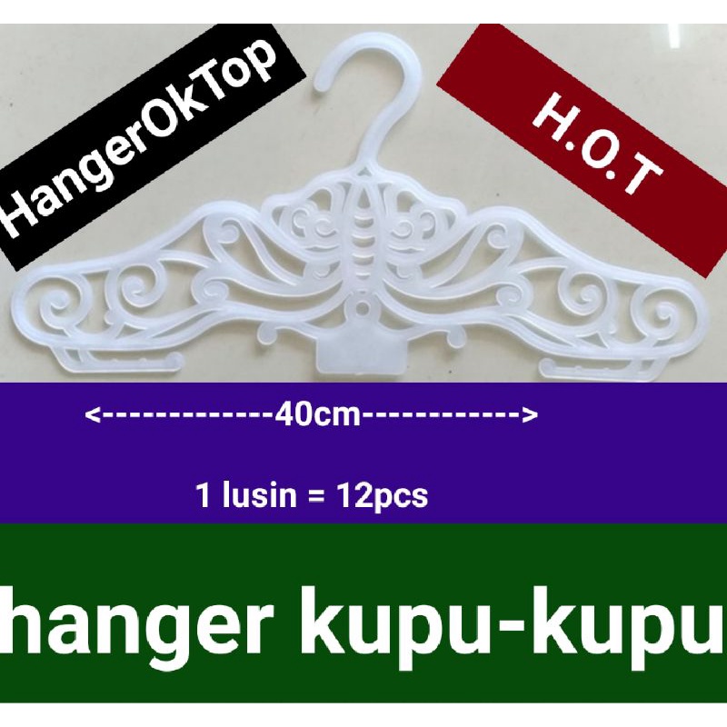 Jual Hanger Batik Putih/kupu-kupu batik - Putih( 1lusin ) | Shopee ...