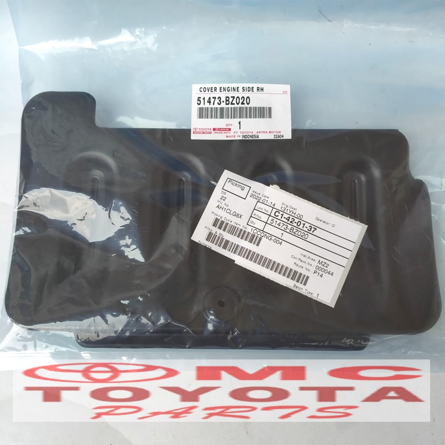 Jual Tutup Cover Deck Dek Bawah Mesin Engine Kanan Avanza Xenia 51473 ...
