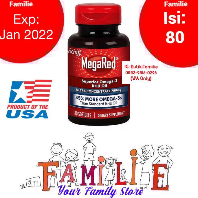 Jual Schiff Megared Omega3 Krill Oil, Ultra Concentrate 750 Mg