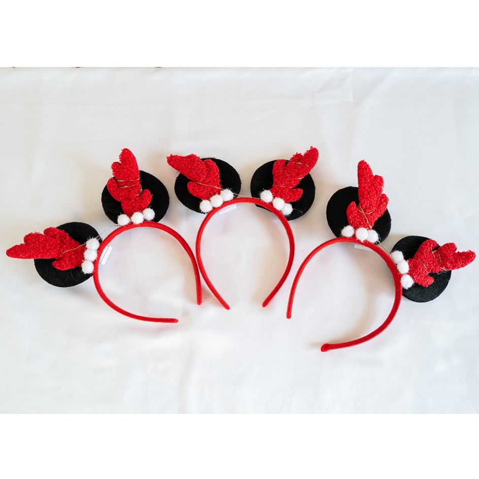 Jual Bando Natal LED Dewasa Anak Tanduk Rusa Mickey Mouse Lucu Premium ...