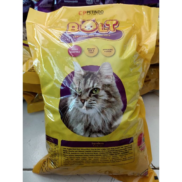 Jual Pakan Kucing Pur Bolt Donat Ukuran 1 Kg Original Pabrik | Shopee ...