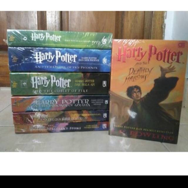 Jual Paket Novel Harry Potter 1, 2, 3, 4 ,5, 6 7,8 | Shopee Indonesia