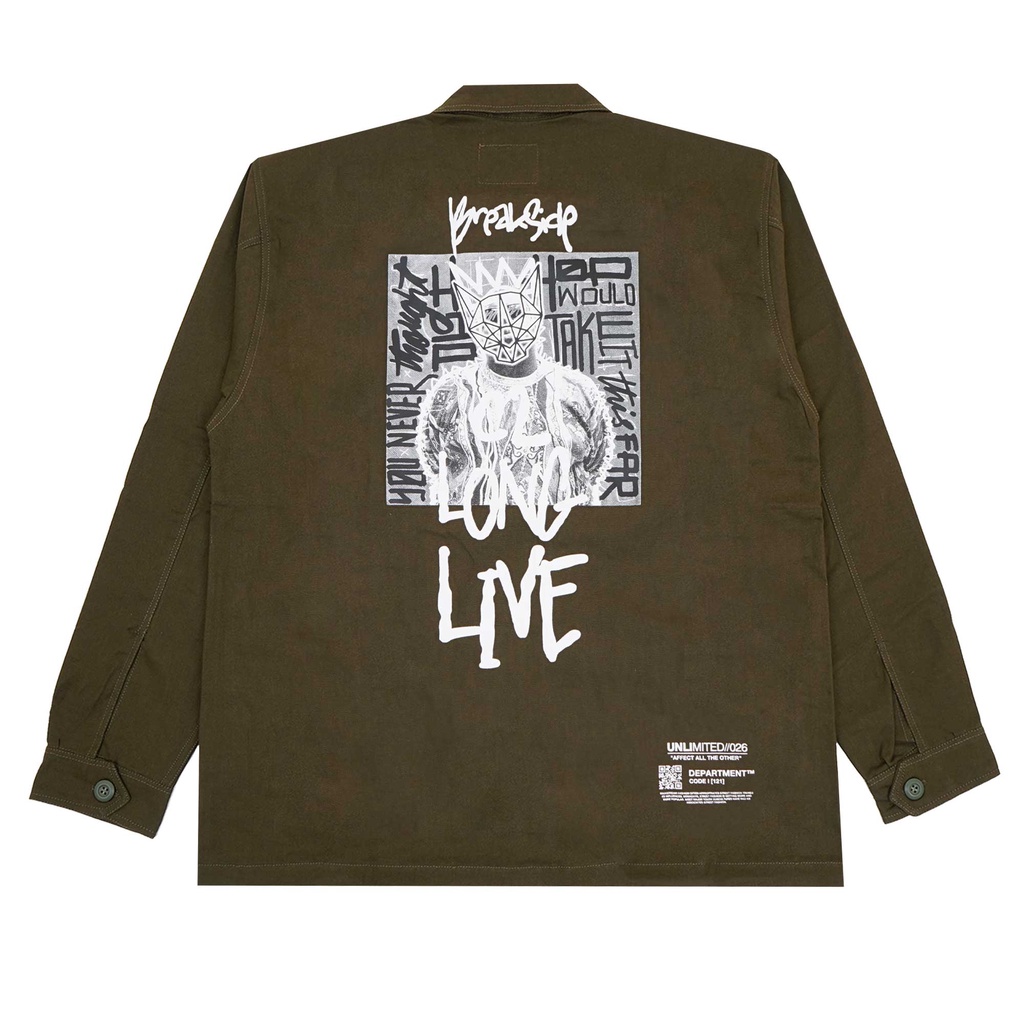Jual Breakside OverShirt Silencehood - Green Army | Shopee Indonesia