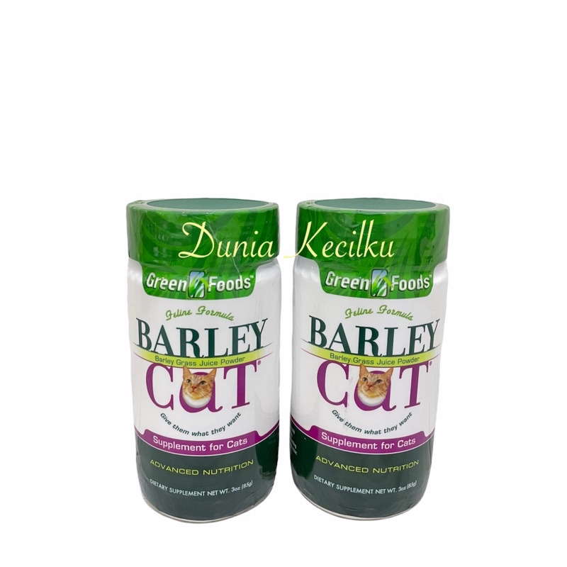 Jual Barley Cat Green Food Feline Formula Vitamin Kucing 85gr | Shopee ...