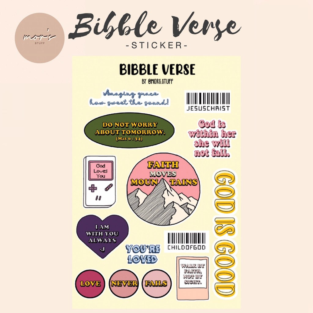 Jual BIBBLE VERSE STICKER | Shopee Indonesia