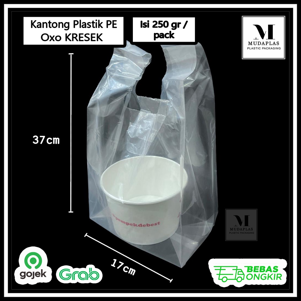 Jual Kantong Plastik Kresek Pe Bening Kantong Take Away Pe Bening