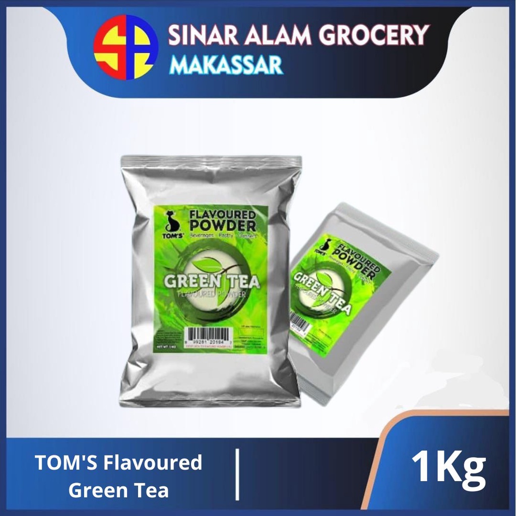 Jual TOM'S FLAVOURED POWDER GREEN TEA 1KG | Shopee Indonesia