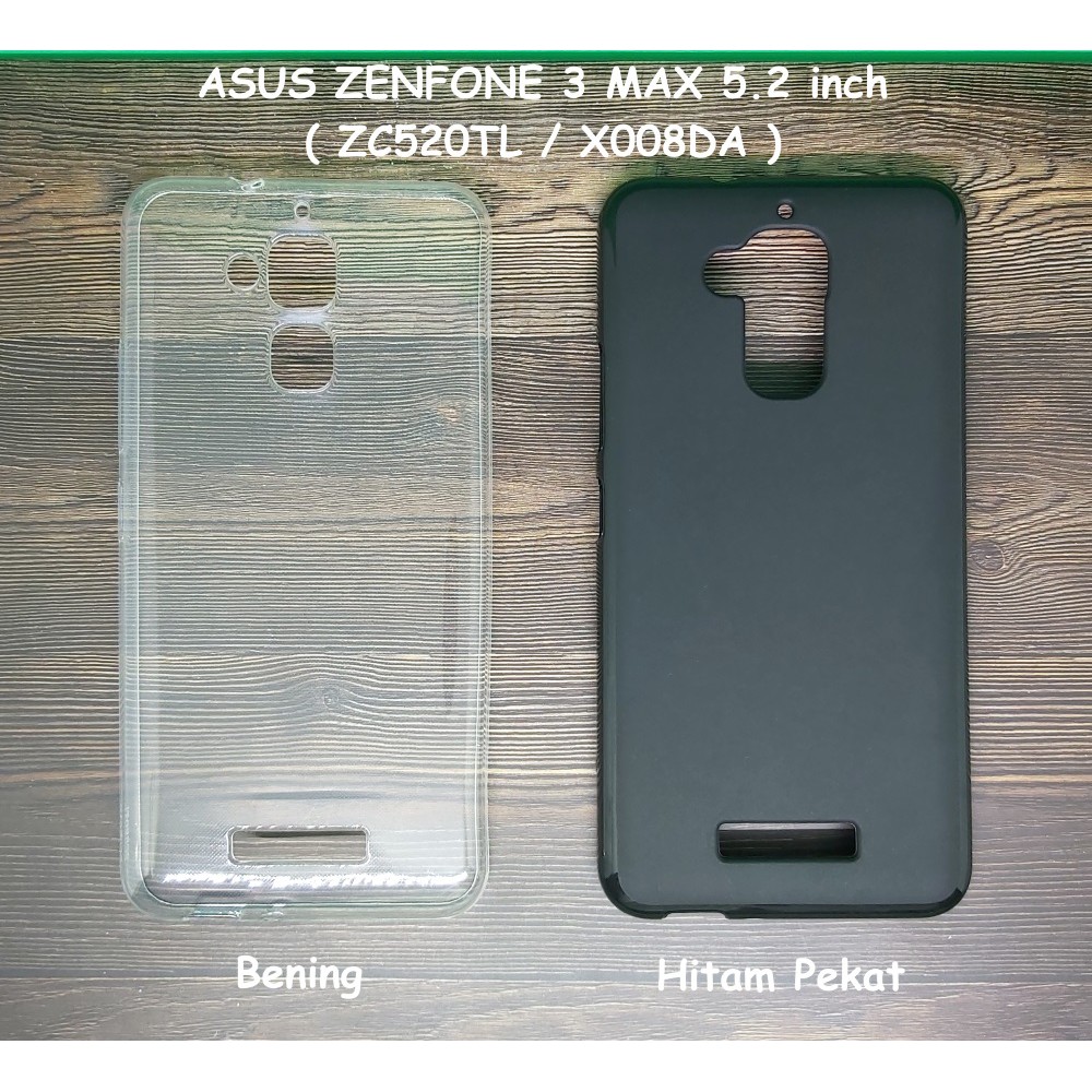 ASUS ZenFone 3 Max ZC520TL Case + Tempered Glass – Full Protection Kit, Clear TPU & Screen Guard 2 thumbnail image