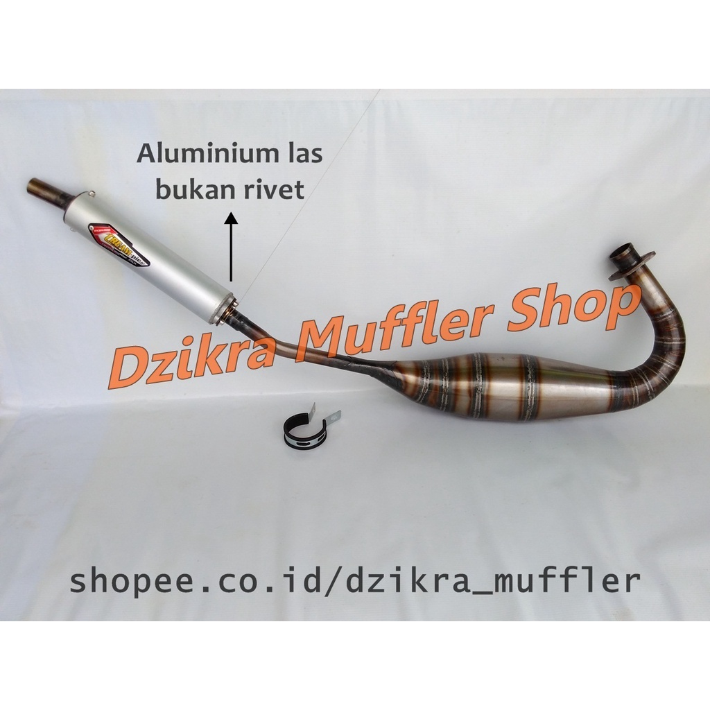 Jual Knalpot Ninja R RR SS 2 Tak Kolong Plat Karat Silencer Las Full ...