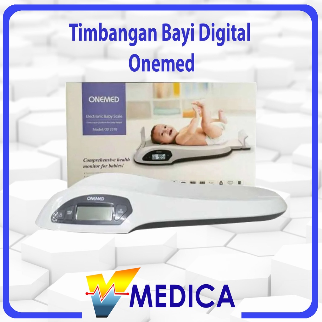 Jual Timbangan Bayi Digital Onemed OD 231B Dengan Pengukur Tinggi Badan ...