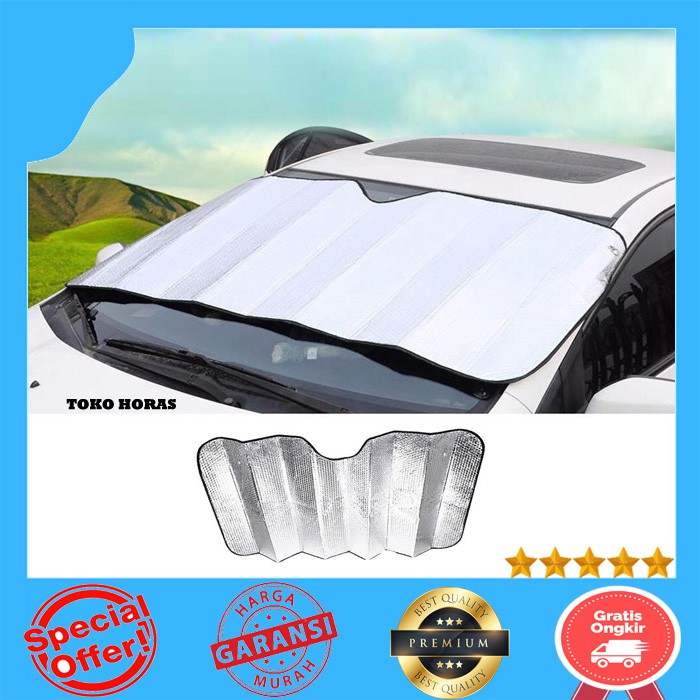 Jual Sun Shield Mobil Penutup Kaca Depan Mobil dari Panas Sinar