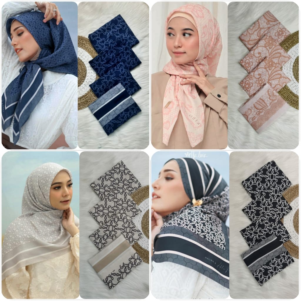 Jual HIJAB SEGI EMPAT VOAL MOTIF TERBARU, LASER CUT EDITION PROMO ...